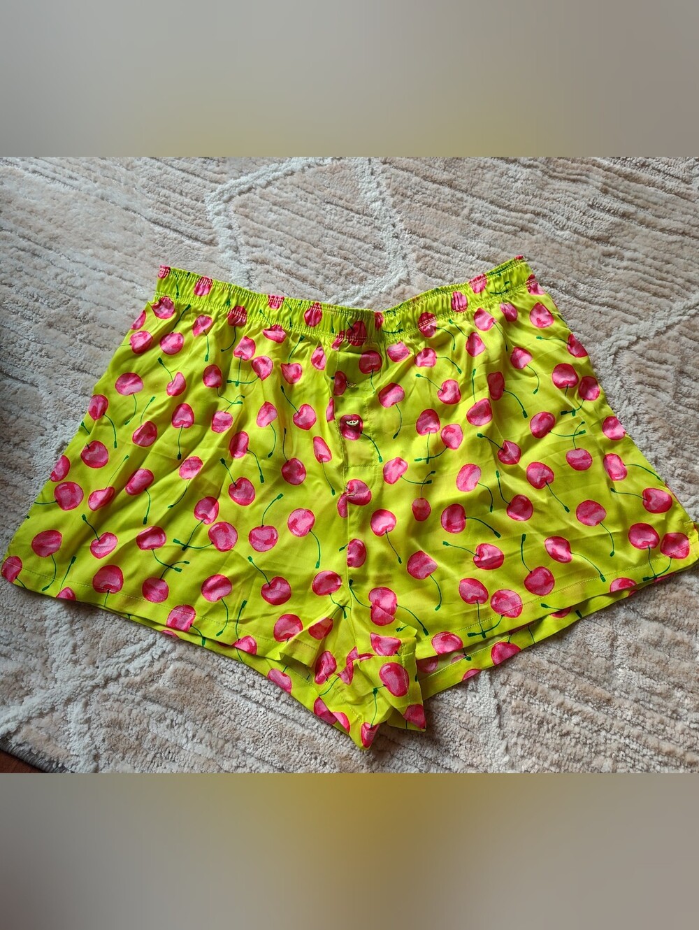 NWT PINK Victoria's Secret Cherry Print Shorts